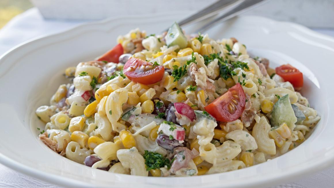 Einfacher Nudelsalat