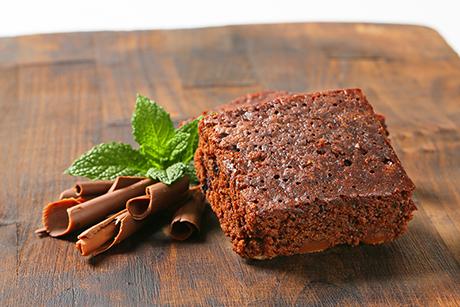 Brownie mit Zimt und Schokolade
