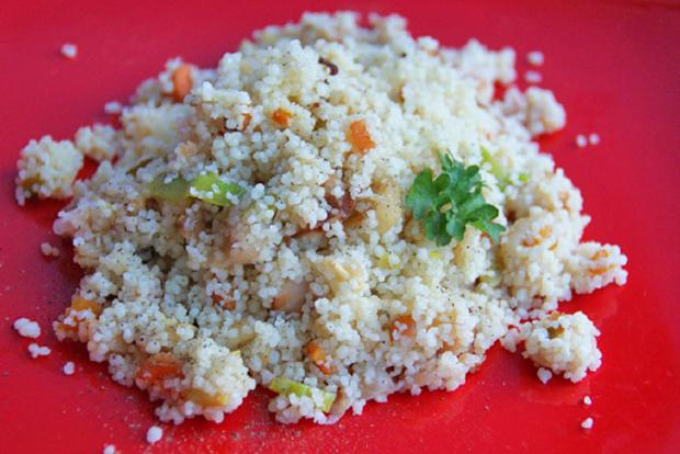 Couscous auf eine herzhafte Art