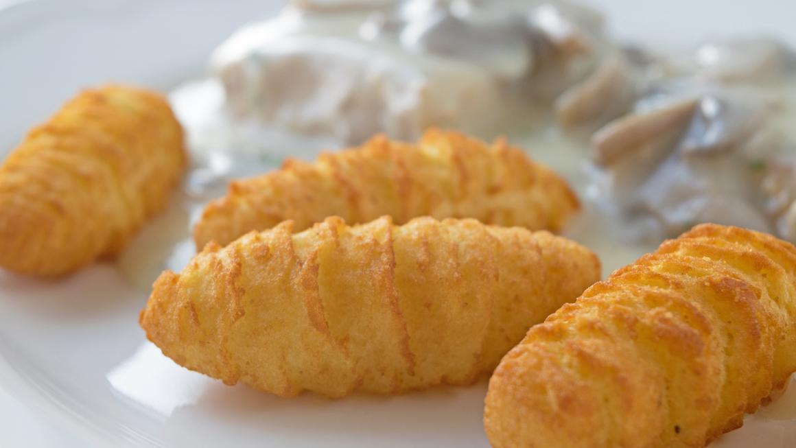 Kroketten mit frischer Ingwer-Füllung