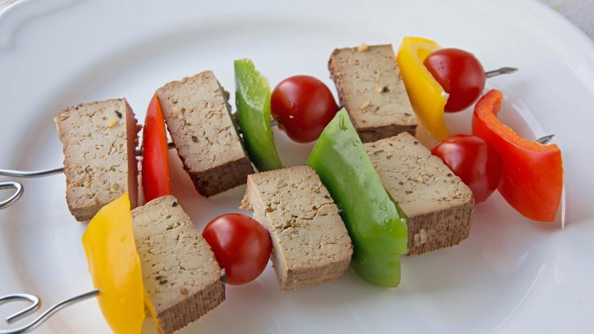 Provenzalische Tofu-Spiessli