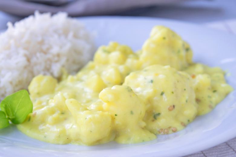 Gebratener Blumenkohl mit Ei - Rezept