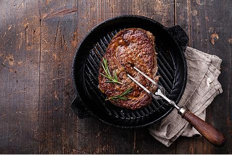 Rindshuftplätzli in einer pikanten Marinade