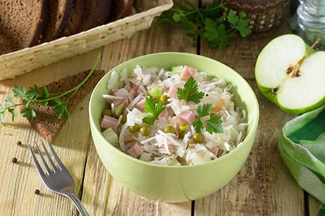 Honig Sauerkraut mit Äpfeln