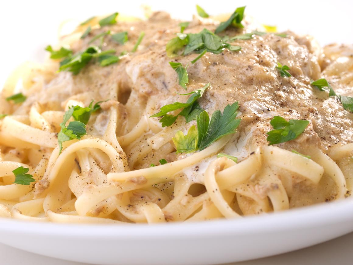 Thunfisch-Spaghetti