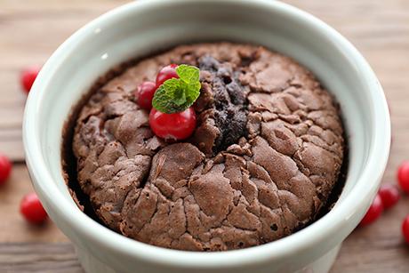 Soufflé mit Schokolade