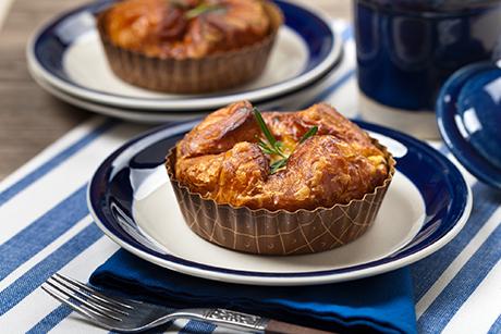 Souffle mit Fleisch