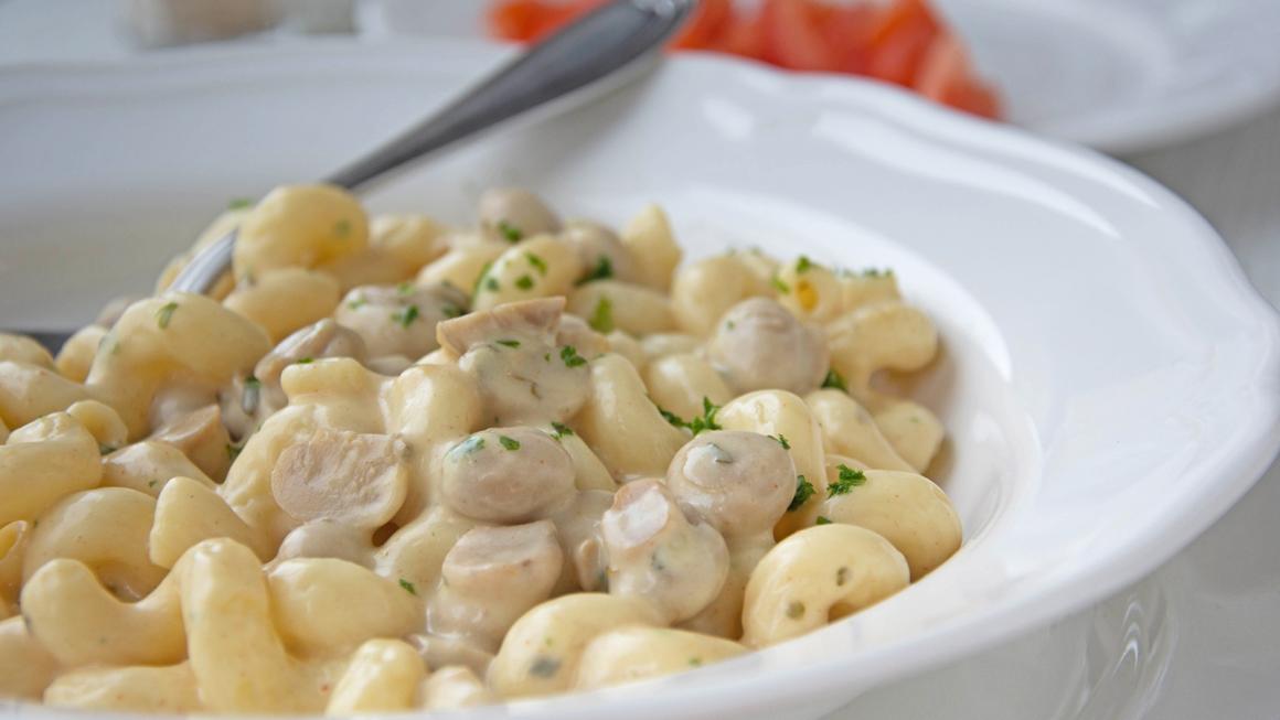 Pasta mit Champignonsauce