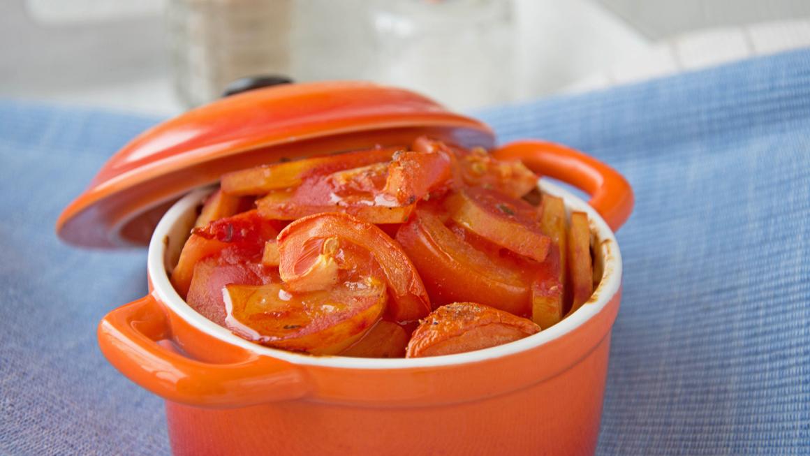 Tomaten-Kartoffelauflauf