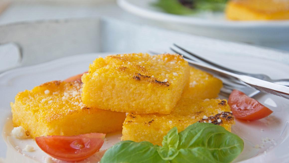 Gruyère-Polentahäppchen