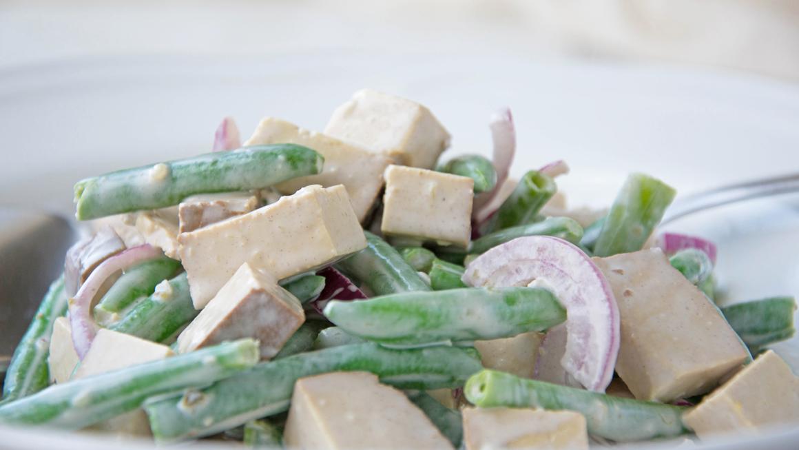 Leichter grüner Bohnensalat - Rezept