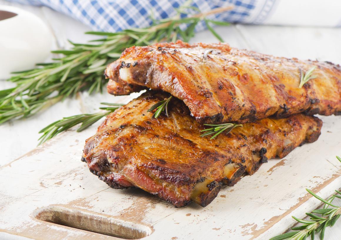 Grillierte Spare Ribs