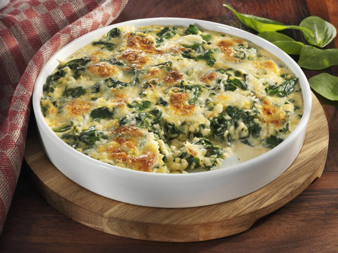 Spinat Gratin