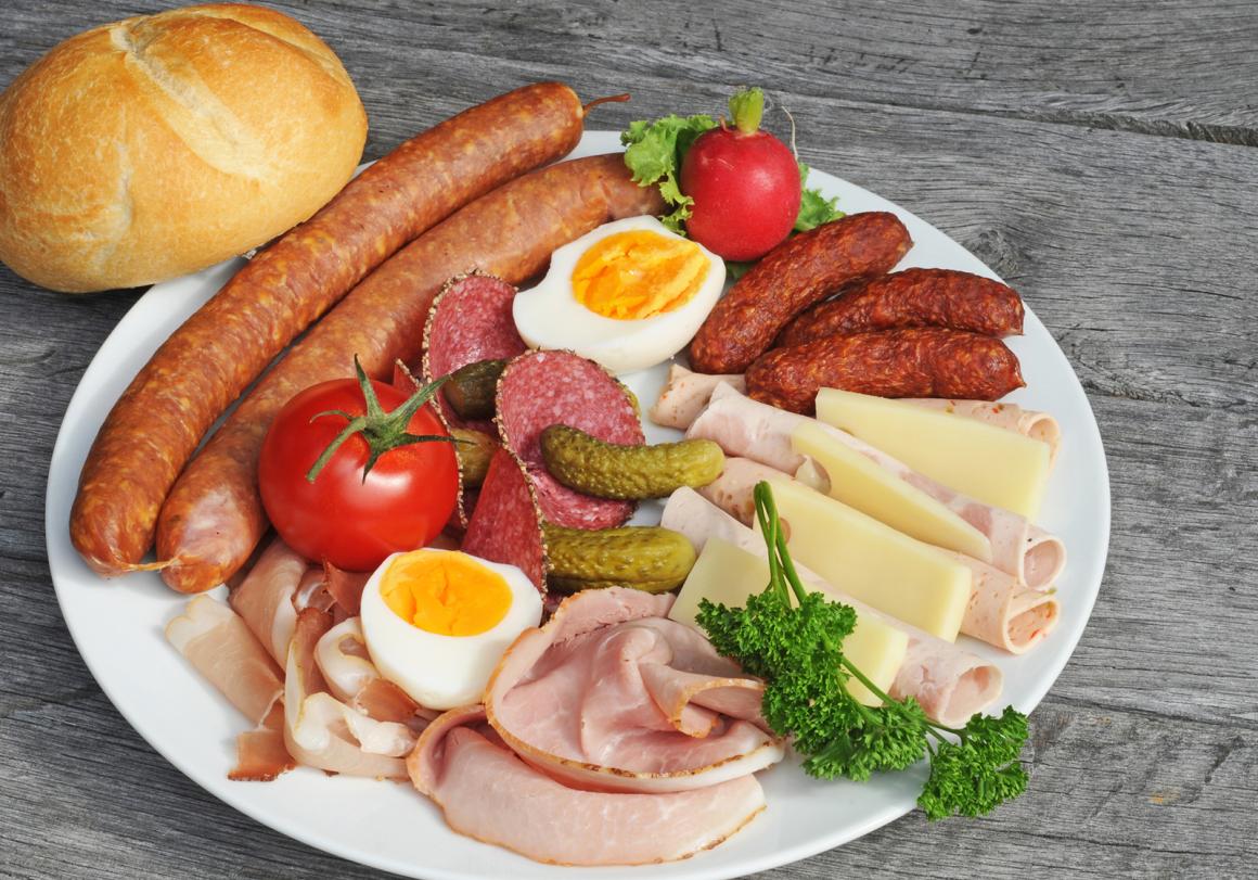 Fleisch-Käse Platte