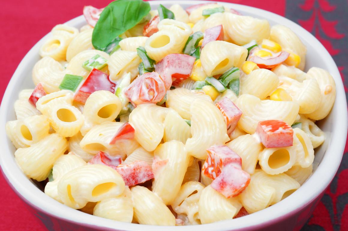 Erfrischender Nudelsalat