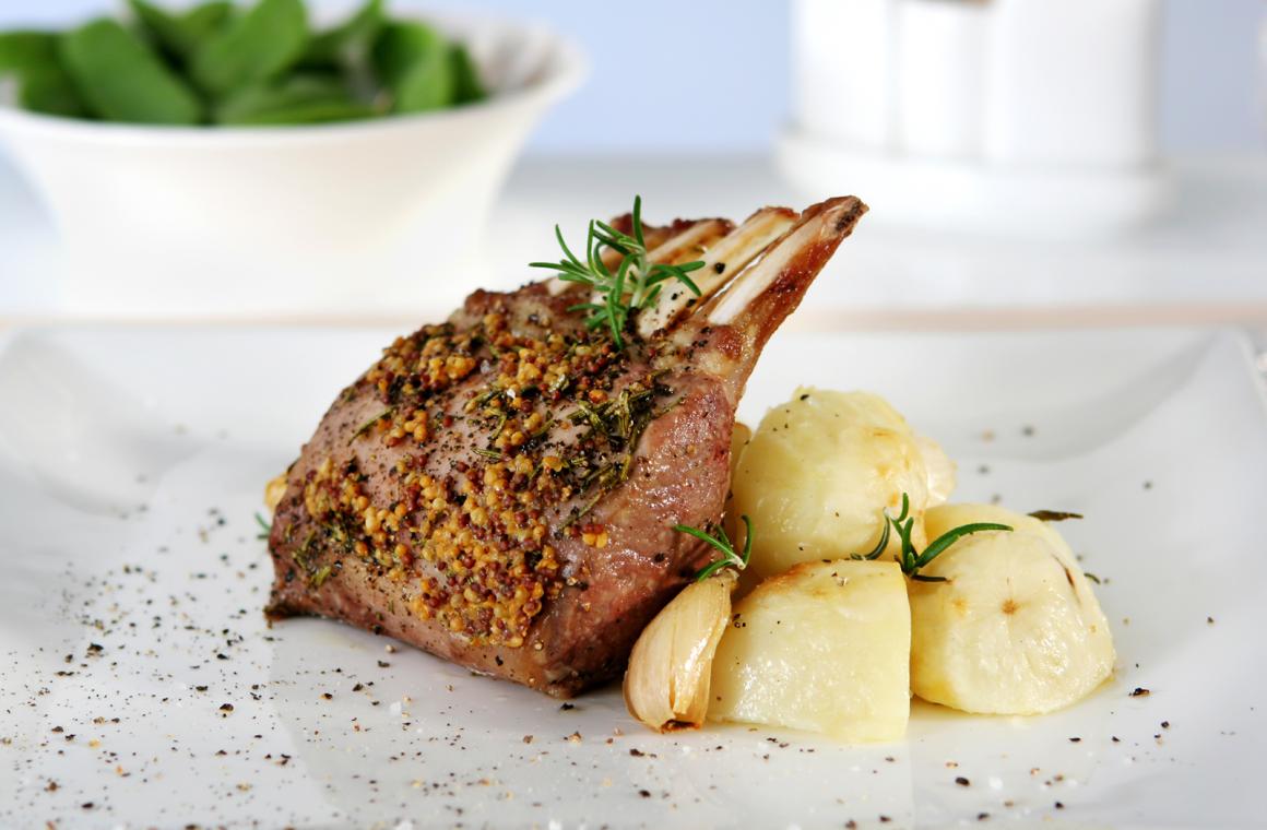 Lammrack in Kräutermarinade