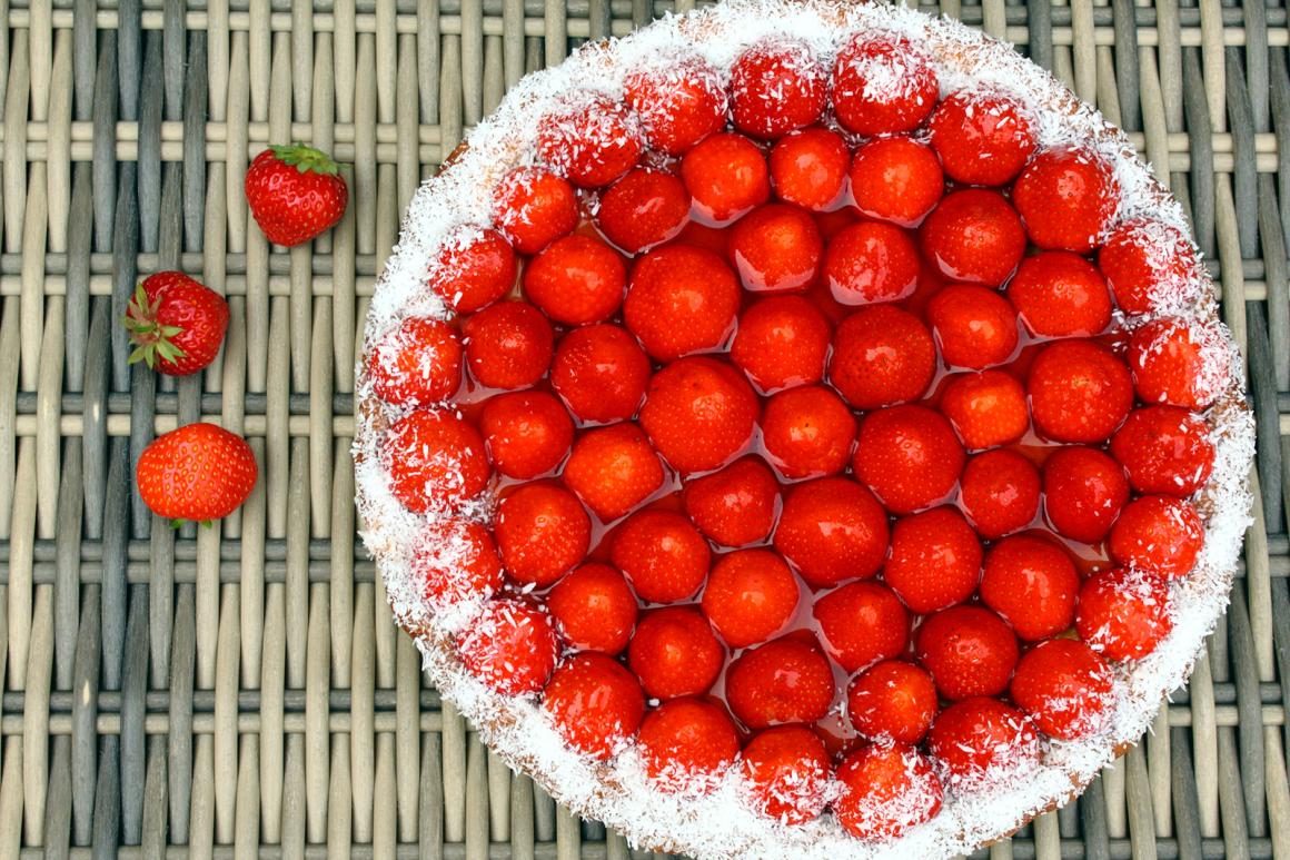 Erdbeerkuchen