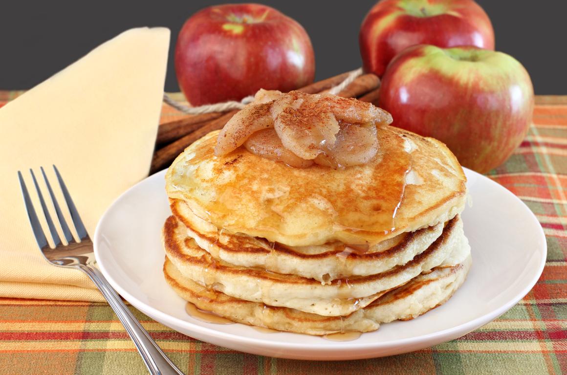 Apfel-Pfannkuchen mit Stevia Rezept