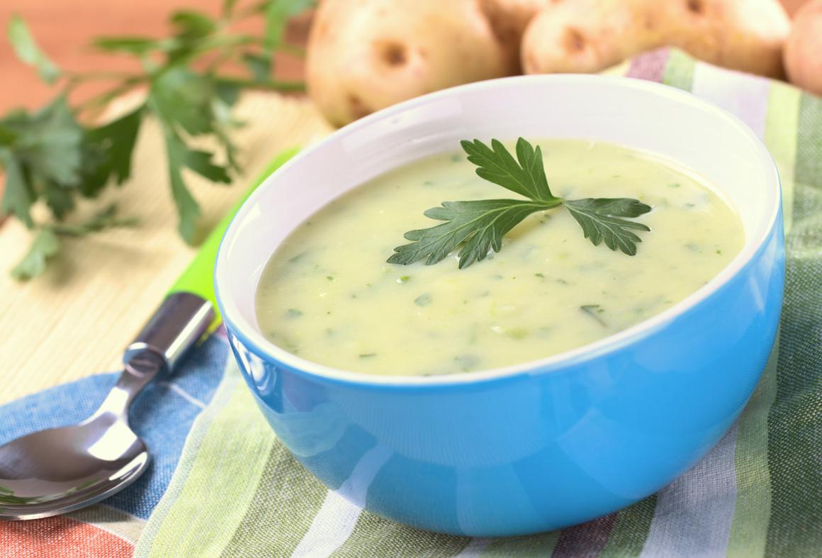 Kartoffel-Petersilien-Suppe