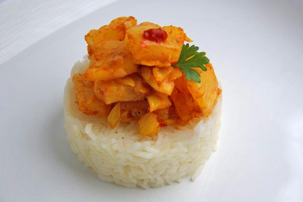 Curry mit Ananas