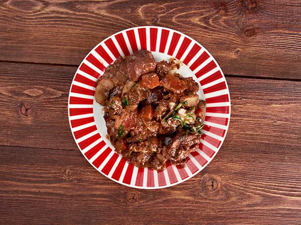 Rindsgeschnetzeltes mit Schabziger-Sauce