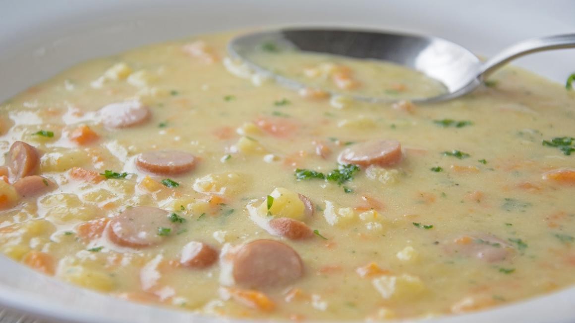 Würzige Kartoffelsuppe