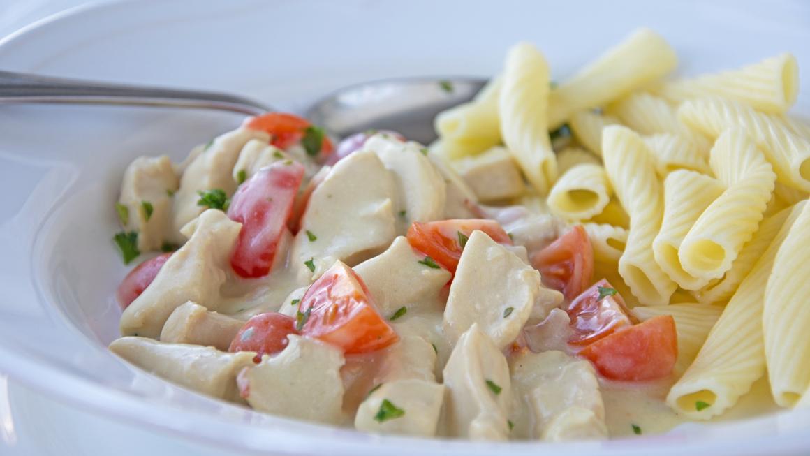 Vanille-Curry-Poulet-Geschnetzeltes