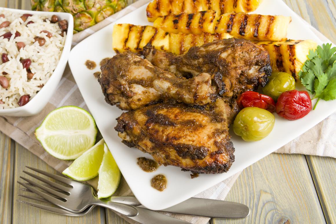 Exotische Pouletschenkel