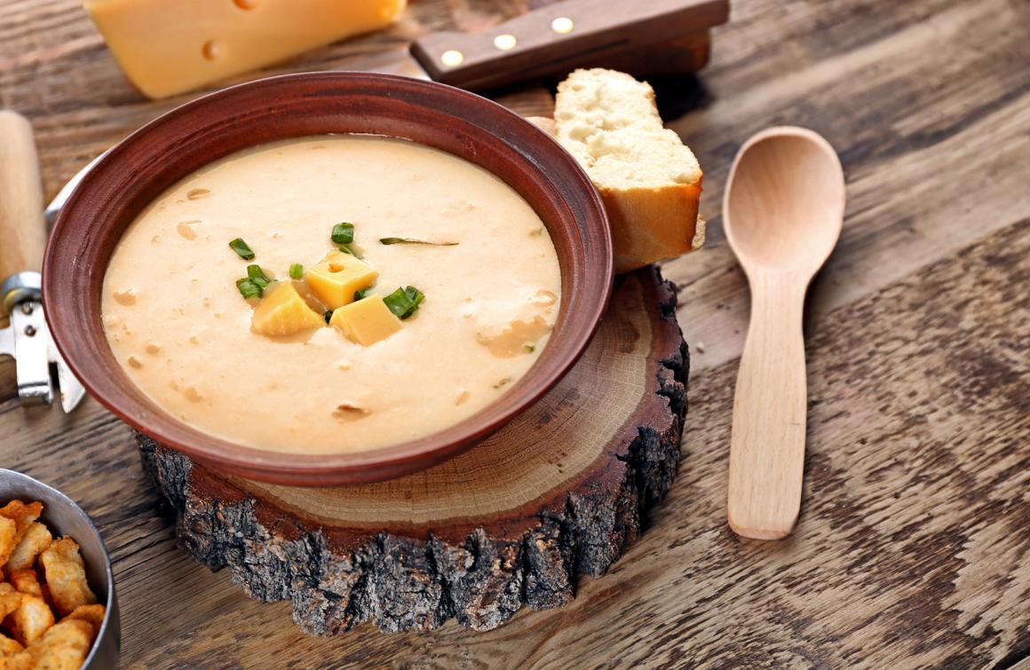 Zarte-Käsesuppe