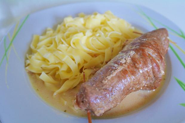 Gefüllte Rindsschnitzel