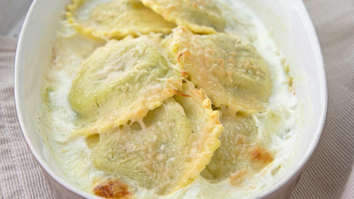 Maultaschen überbacken