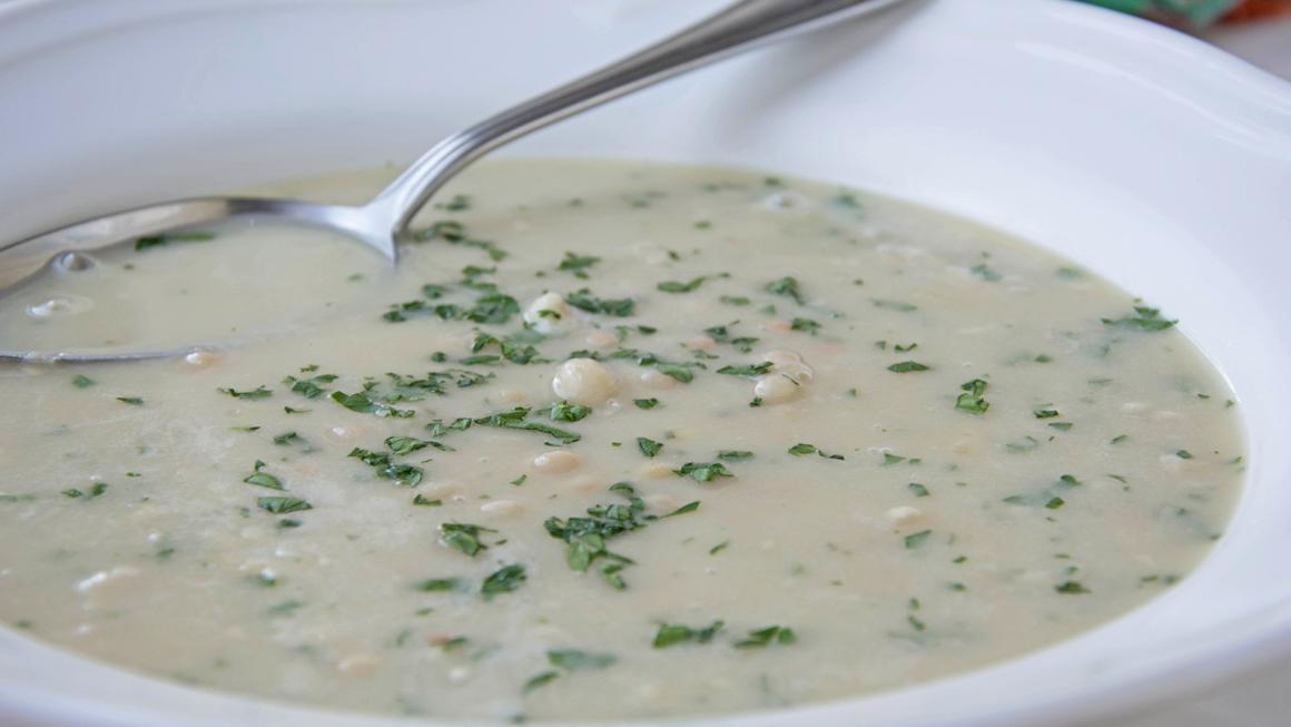 Weisse-Bohnen-Suppe