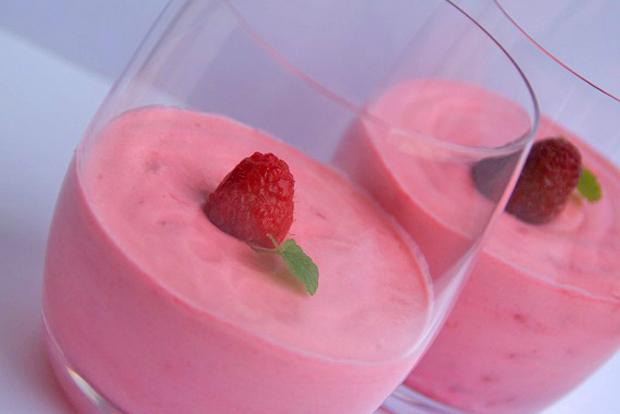 Fruchtige Himbeercreme