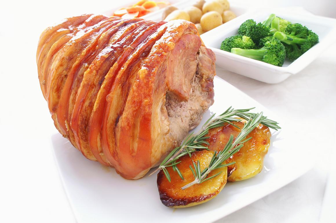 Spickspeck - gespickter Krustenbraten