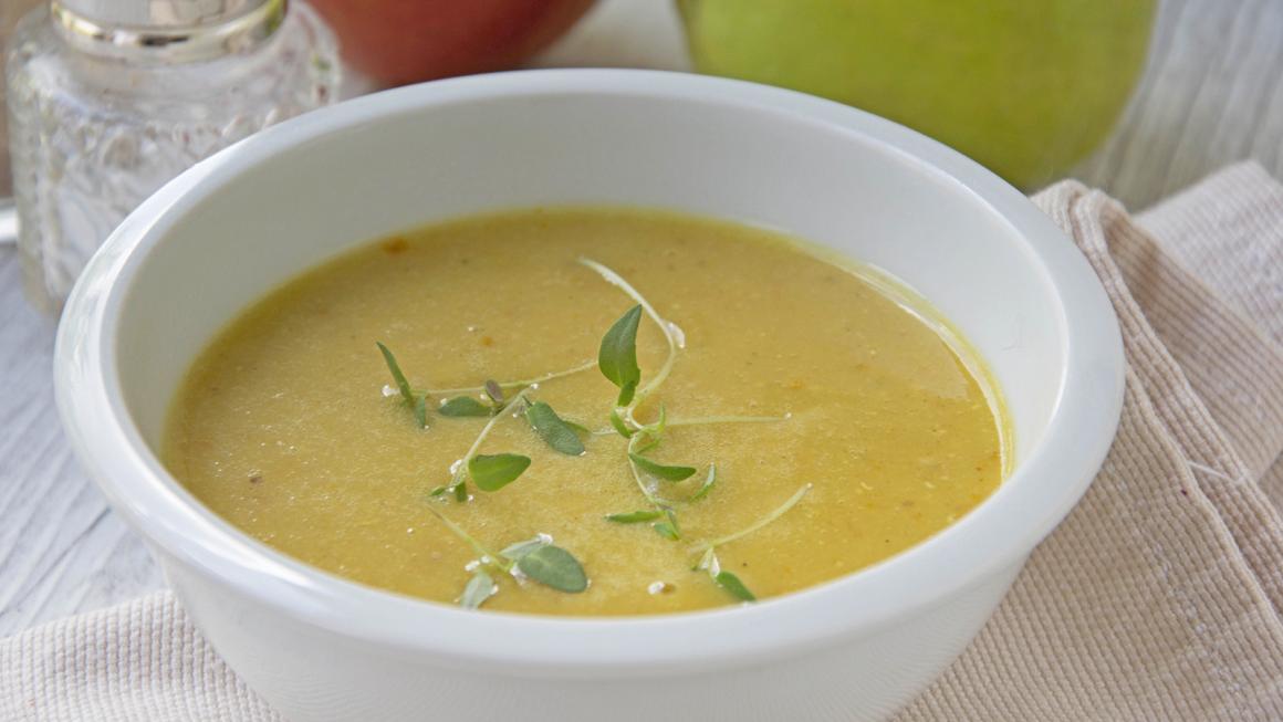 Linsen-Apfel-Suppe
