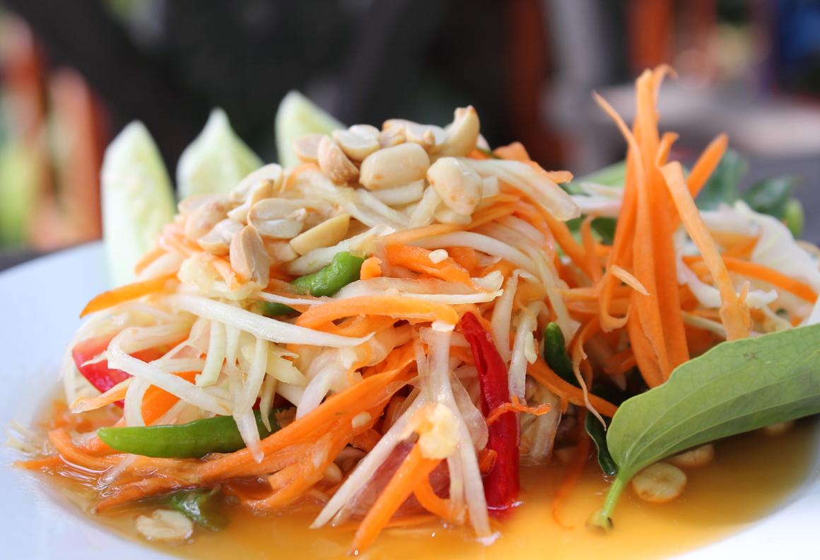 Papaya-Salat