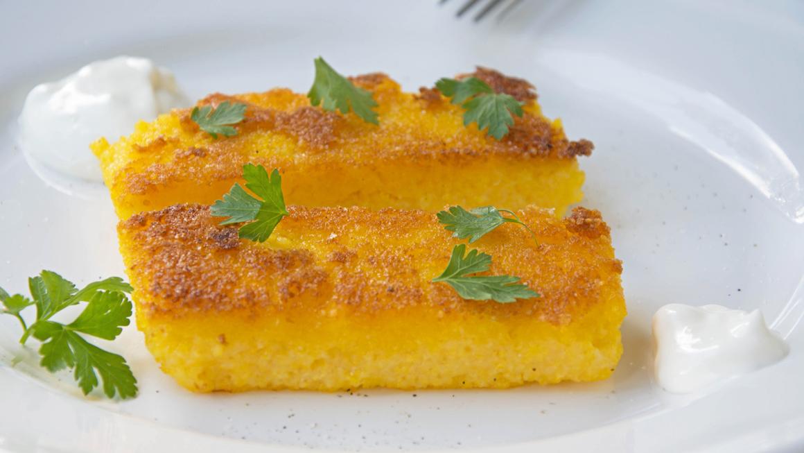 Grillierte Polenta