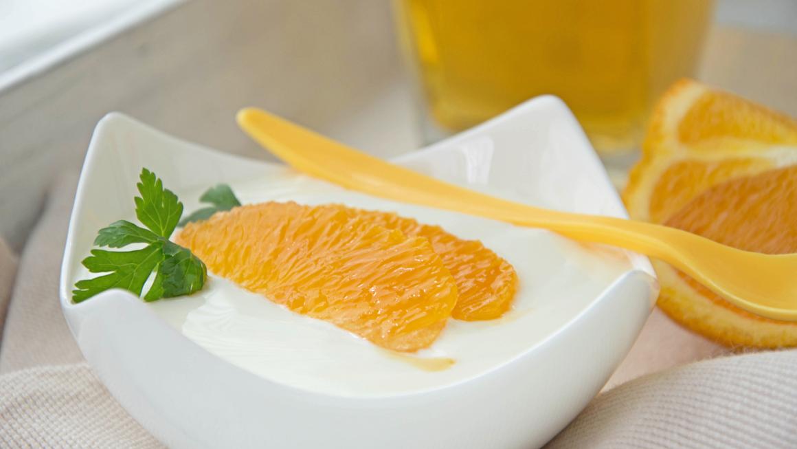 Orangencrème-Dessert