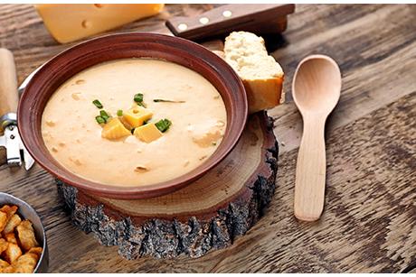 Zarte-Käsesuppe