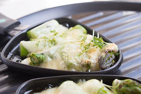 Spargel mit Raclette