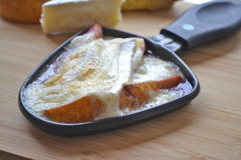 Überbackene Camembert-Birnen im Pfännli