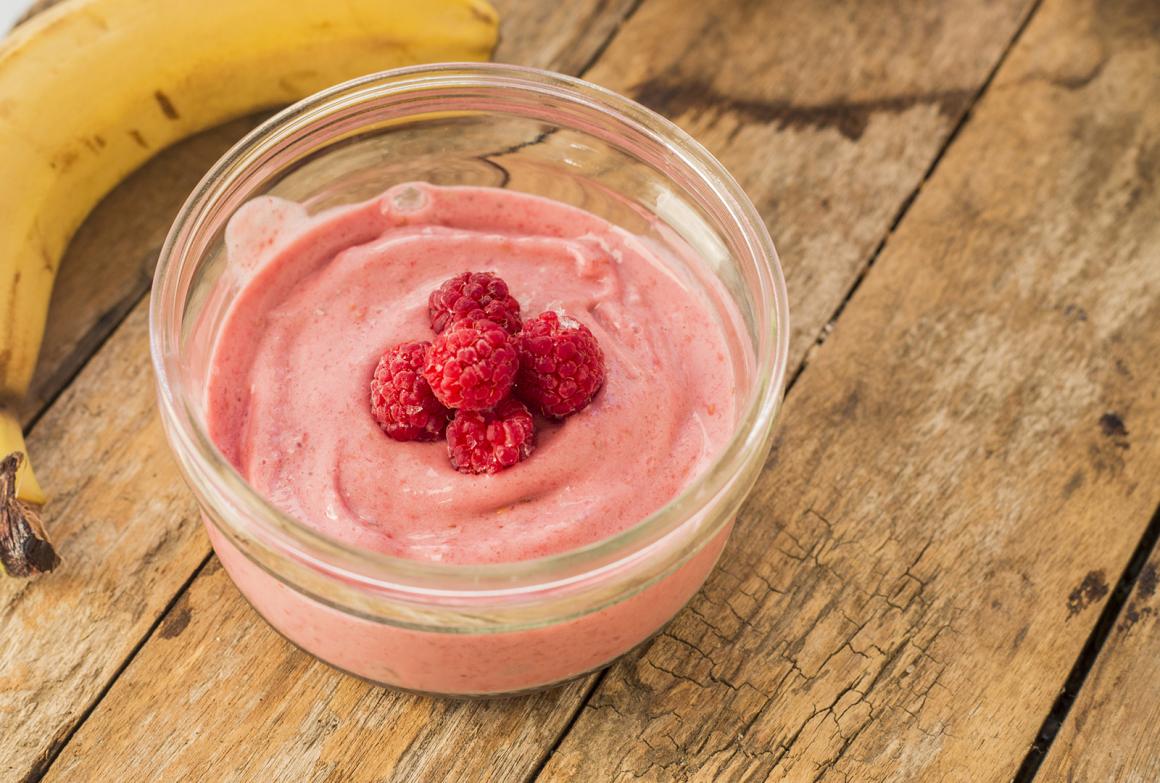 Himbeermousse