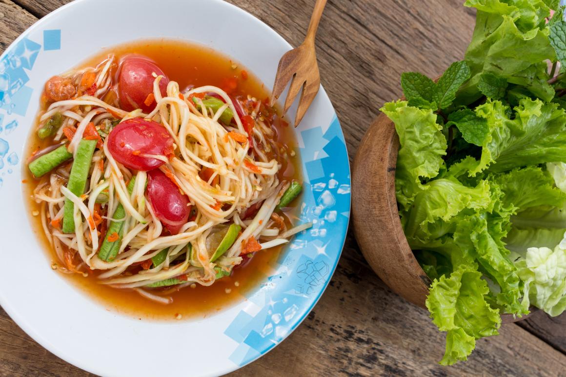 Tomaten-Papaya Salat