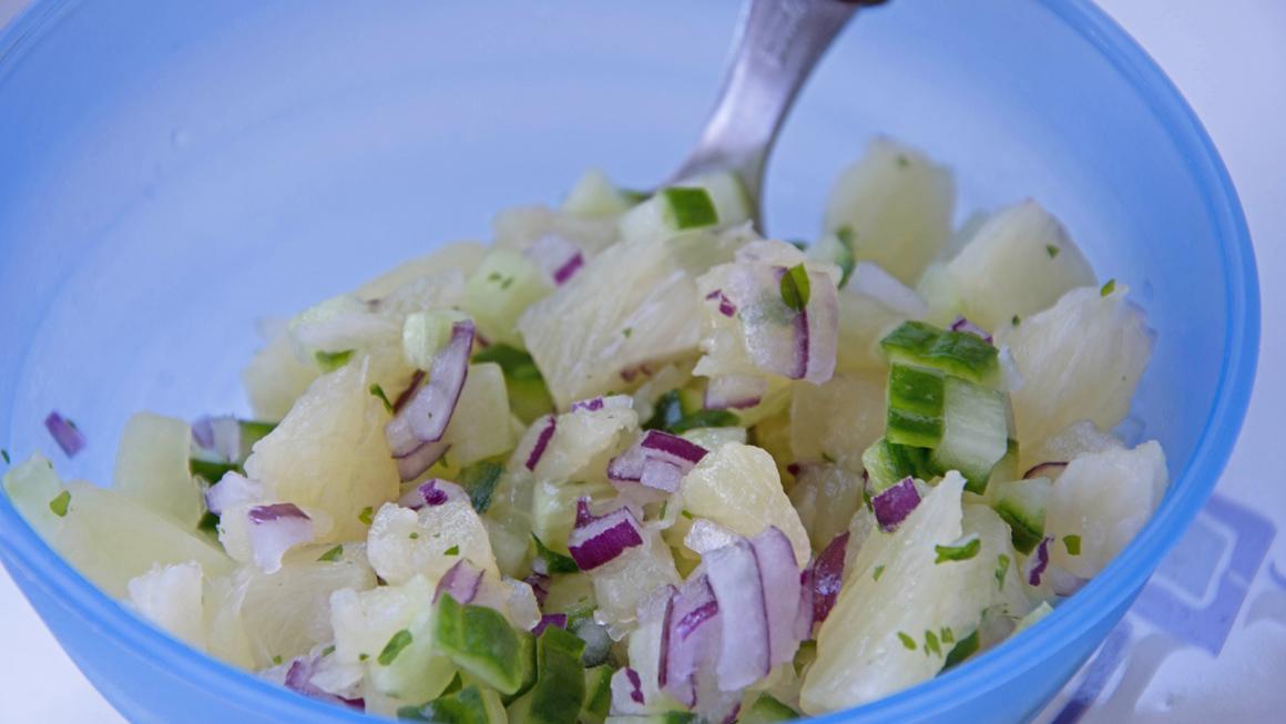 Ananas-Gurken-Salsa