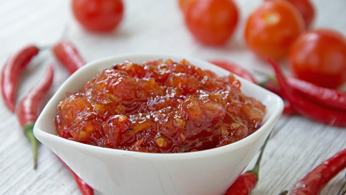 Tomaten-Chili-Konfitüre