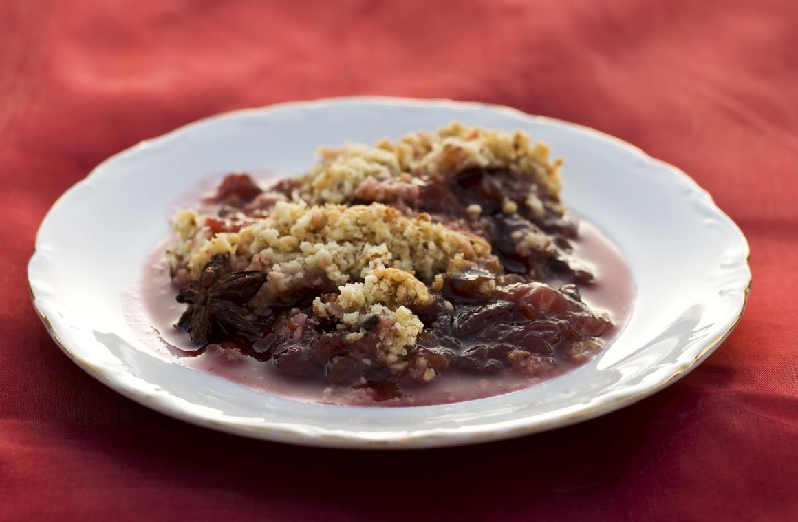 Pflaumenkonfitüre mit Krokant