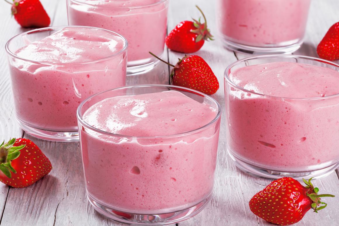 Erdbeermousse