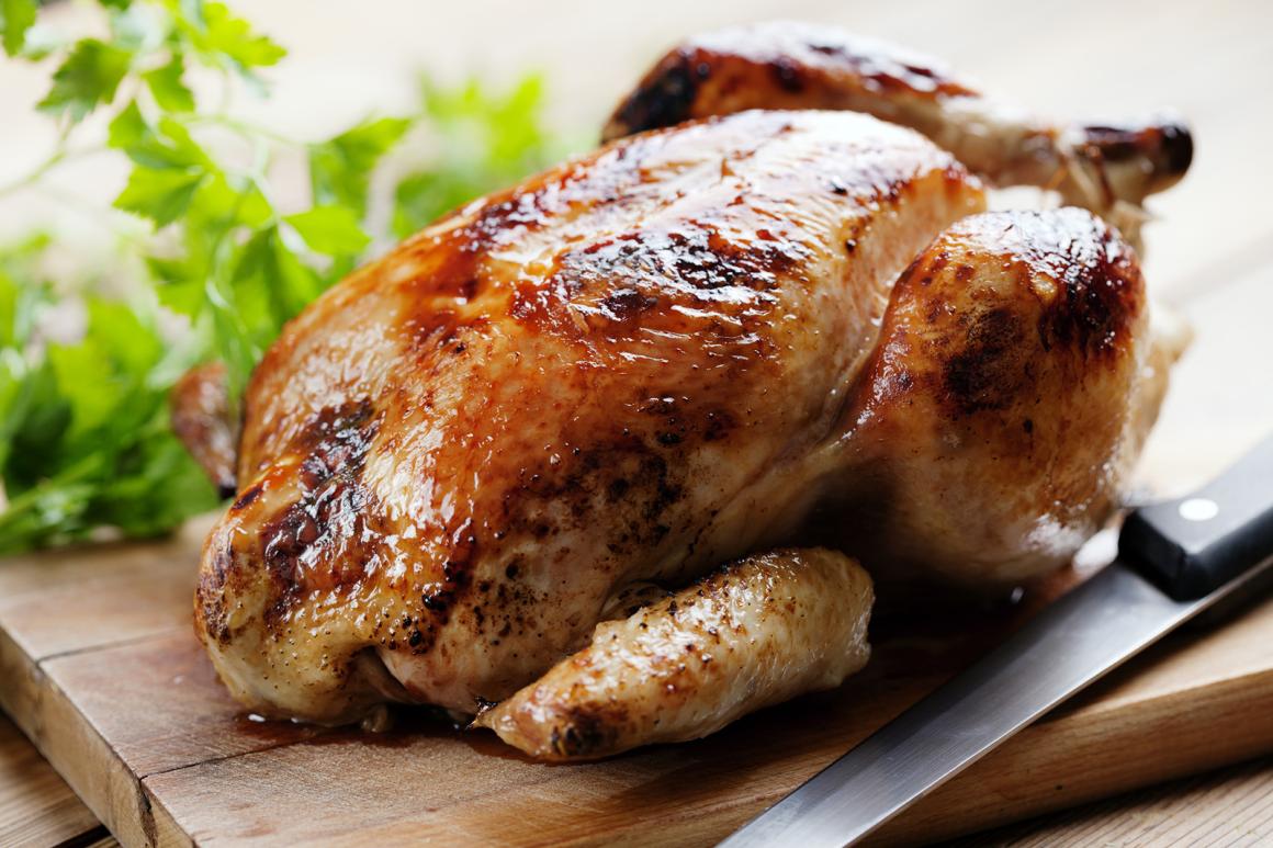 Grillpoulet mit Kräuterfüllung - Rezept