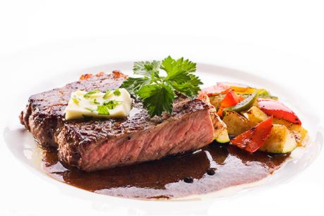 Entrecote-in-Weinsauce