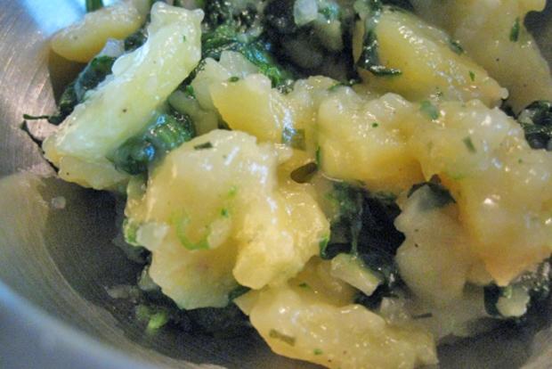 Krautstiel-Kartoffelsalat